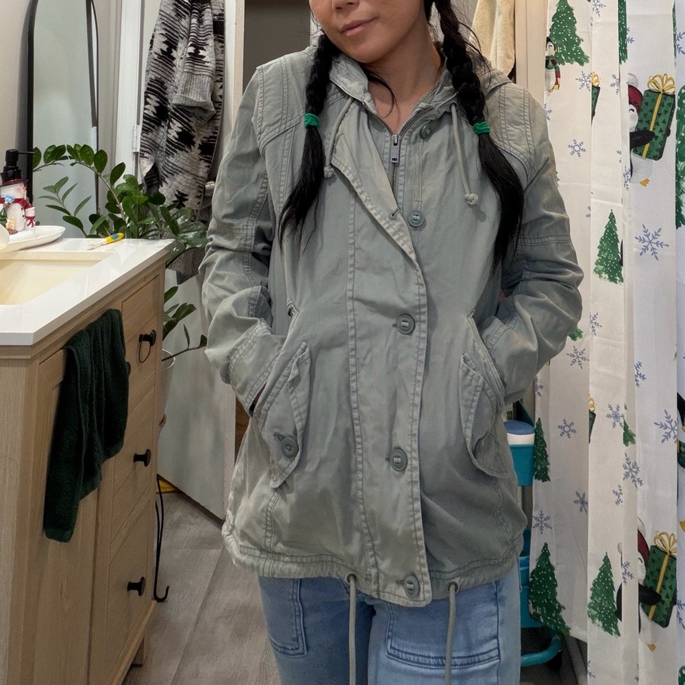 American Eagle Utility Hooded Jacket Y2K